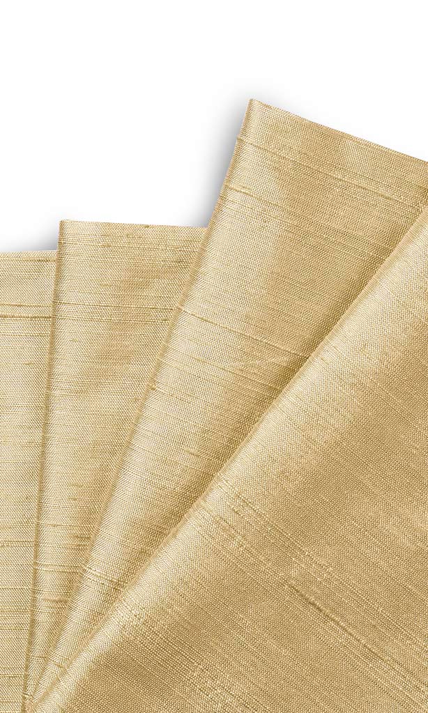Pure Silk Curtain Panels for Living, Bedroom, Kitchen, Bathroom (Beige)