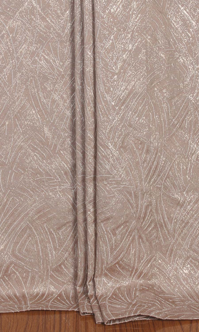 Self-Patterned Poly-Cotton Home Textile Fabric Material By the Metre (Blush Pink)