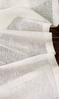 Sheer Home Décor Fabric By the Metre (Creamy White)