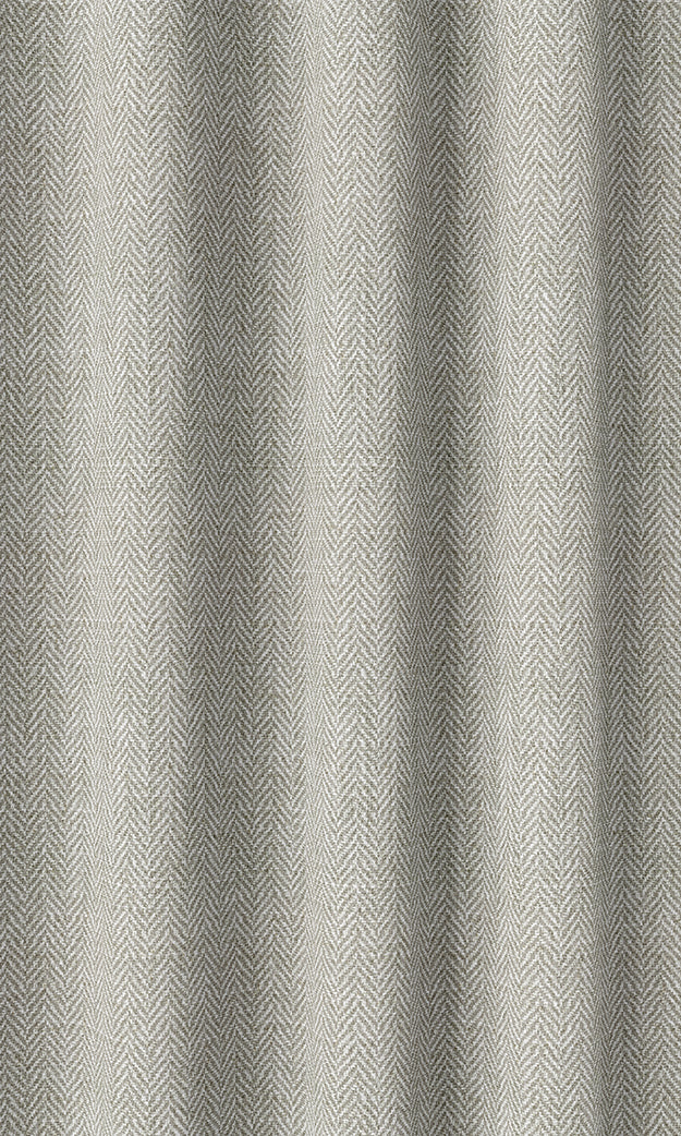 Herringbone Textured Home Décor Fabric By the Metre (Grey)
