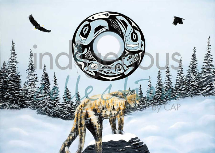 Shelley Davies Nature's Beauty Wall Art | Native Art Canada