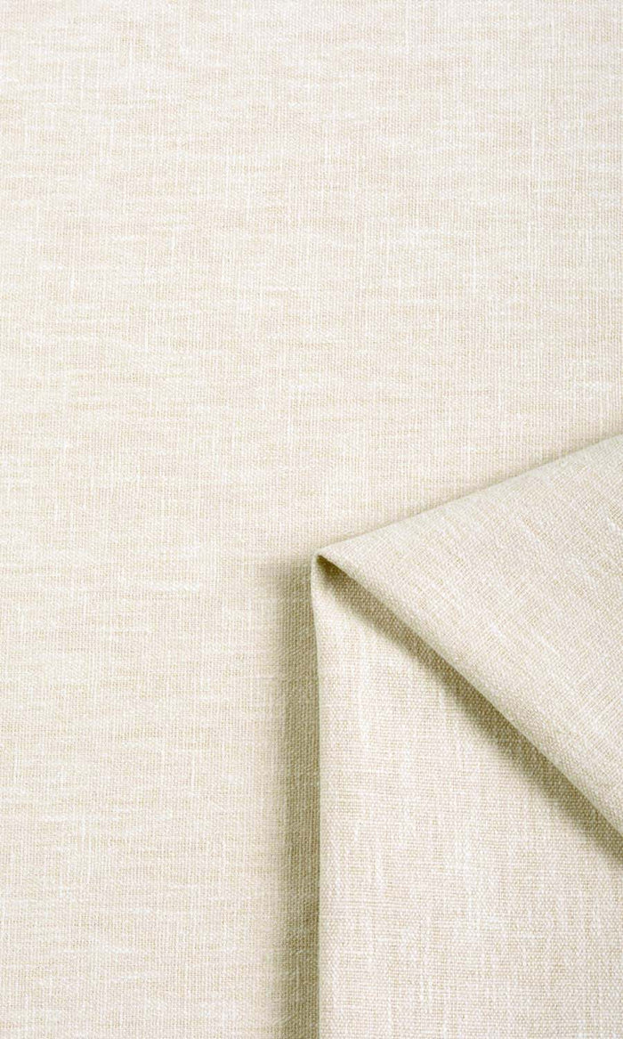 Poly-Cotton Drapery for Living, Bedroom, Kitchen, Bathroom (Warm Ivory/ Pale Beige)