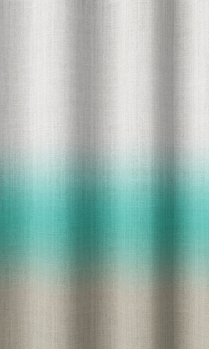 3-Tone Ombre Home Textile Fabric Material By the Metre (Turquoise Blue/ Beige)