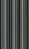Modern Striped Print Drapes (Navy Blue/ Brown)