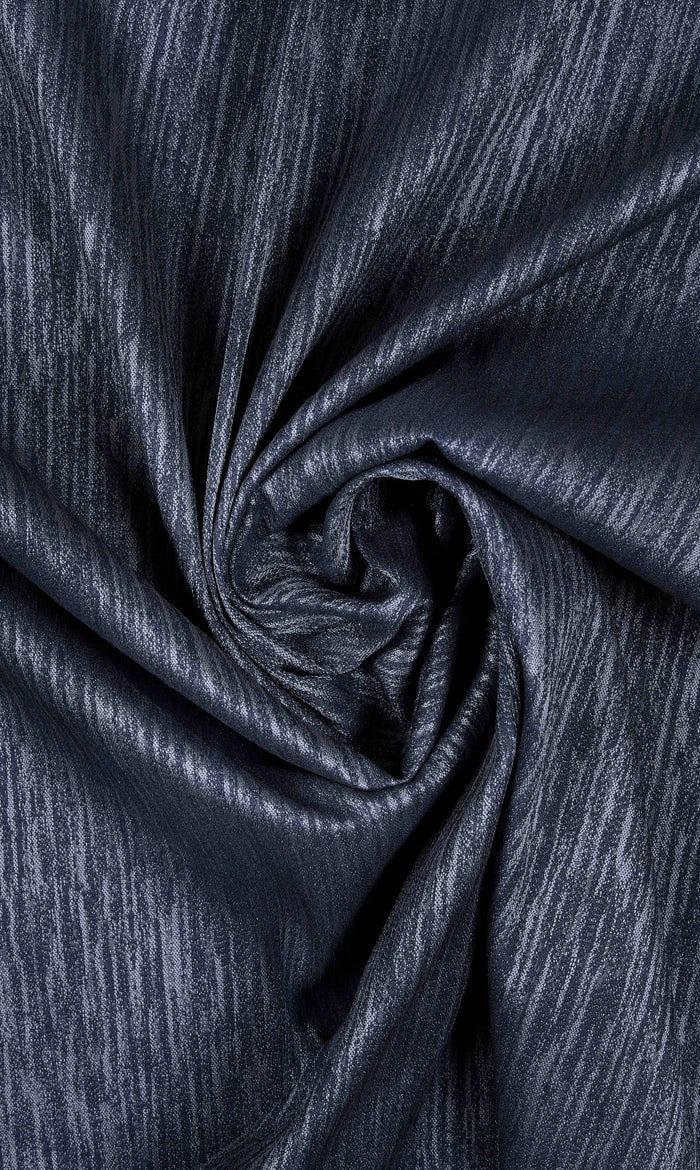 Textured Curtains (Navy Blue)
