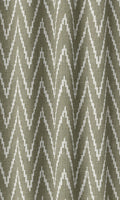Chevron Print Home Décor Fabric By the Metre (Green/ White)