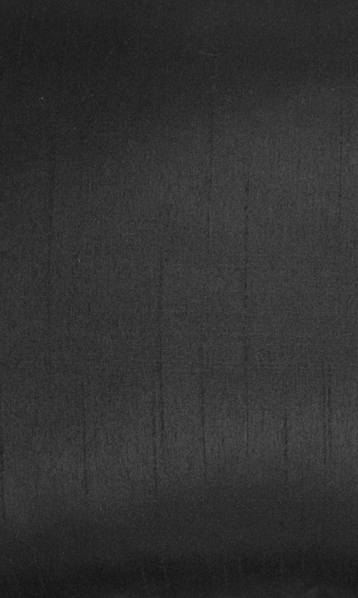 Faux Silk Curtains / Drapes / Window Drapery Panels (Black/ Grey)
