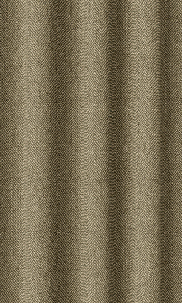 Herringbone Textured Drapes (Olive Green)