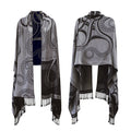 Octopus Nu indigenous art shawl by Ernest Swanson Canada