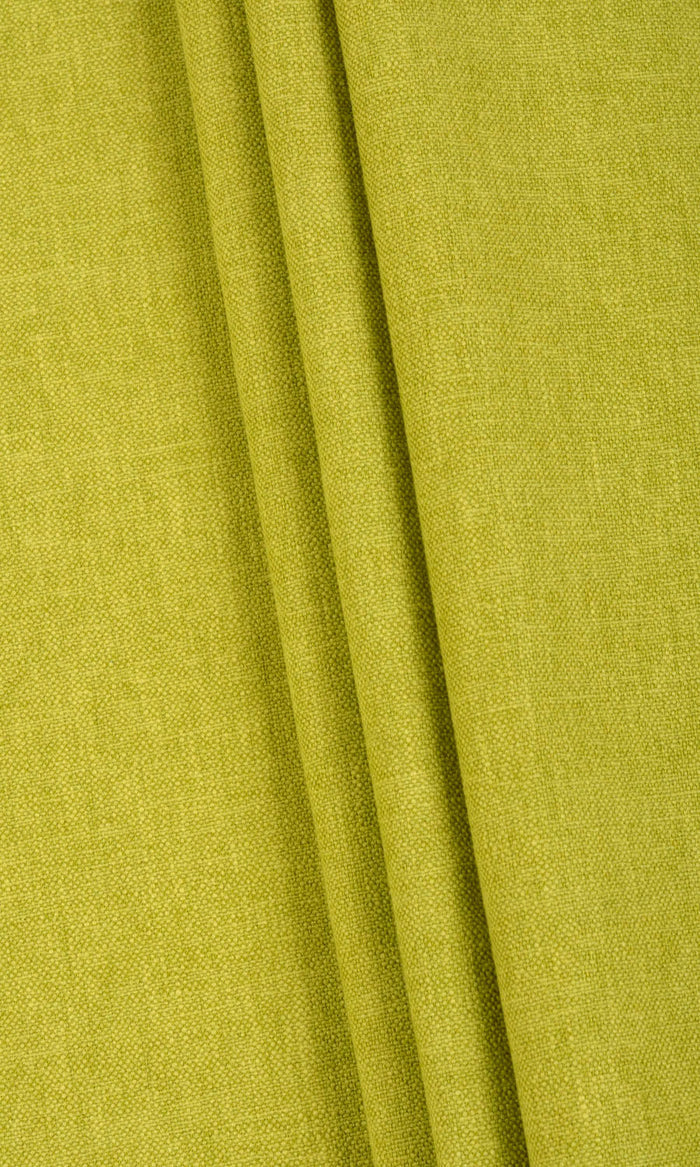 Linen Blend Curtain Panels for Living, Bedroom, Kitchen, Bathroom (Green)