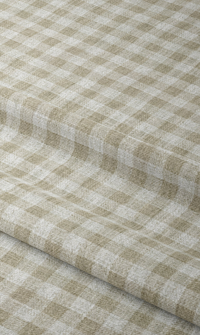 Modern Striped Curtains for Living, Bedroom, Kitchen, Bathroom (Beige/ White)