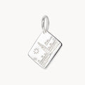 ottawa postcard charm - sterling silver