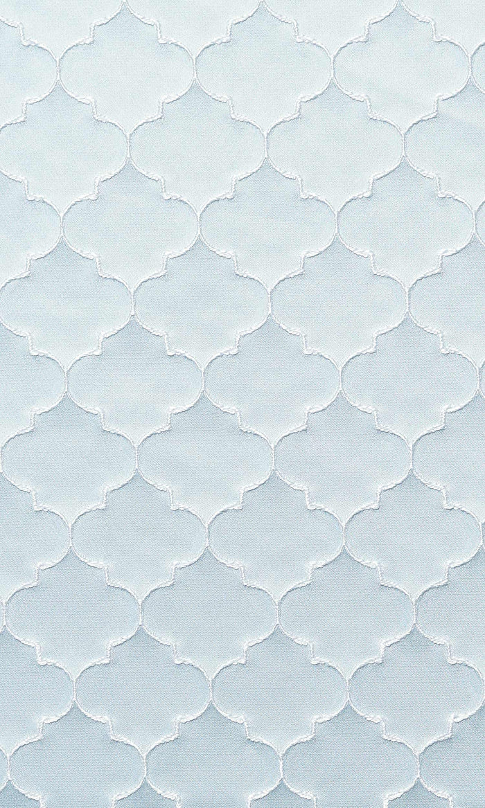 Silk Blend Home Textile Fabric Material By the Metre (Pastel Blue)