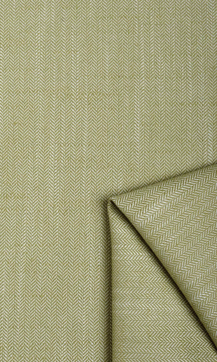 Herringbone Textured Drapery (Olive Green) Extra Long Short Wide
