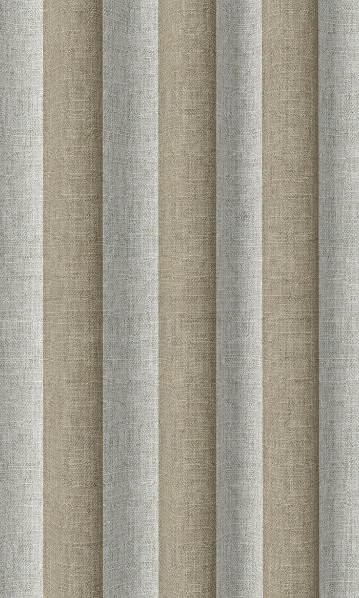 Modern Striped Home Décor Fabric By the Metre (Brown/ White)