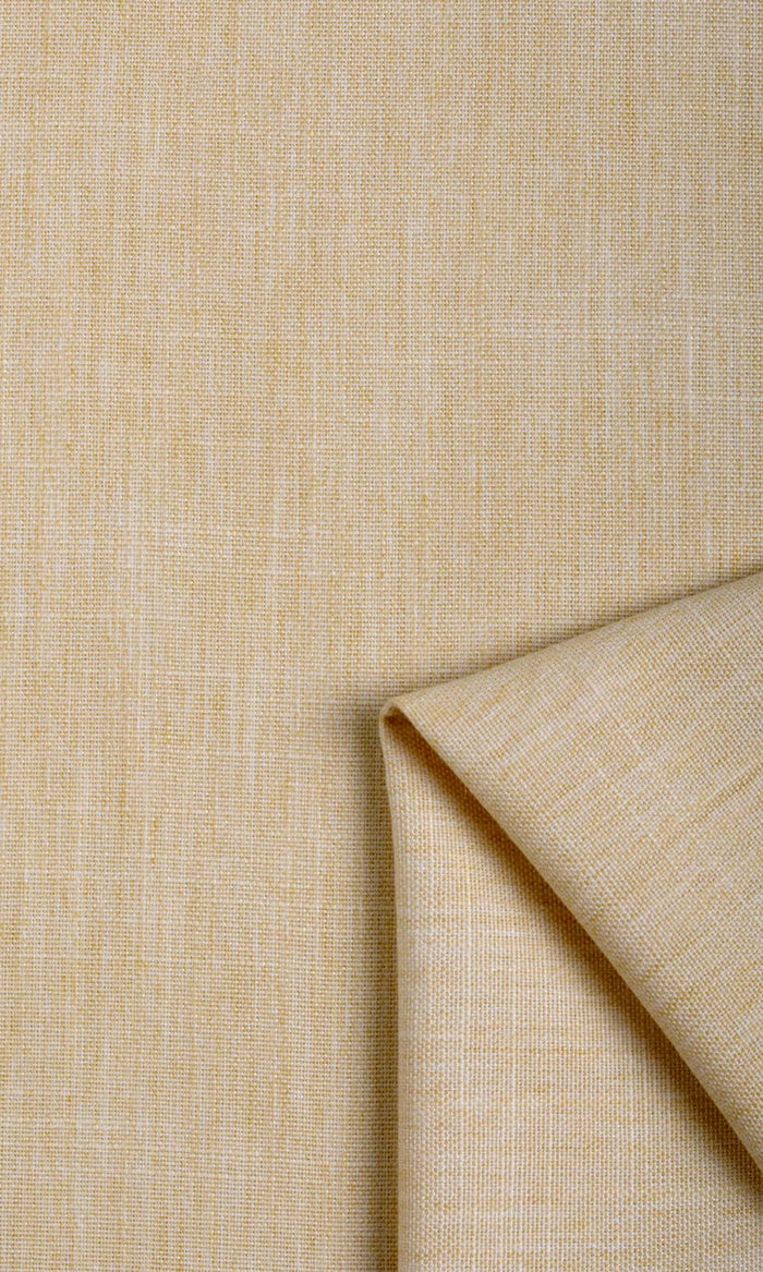Plain Linen Texture Curtains / Drapes / Window Drapery Panels (Yellow Beige)