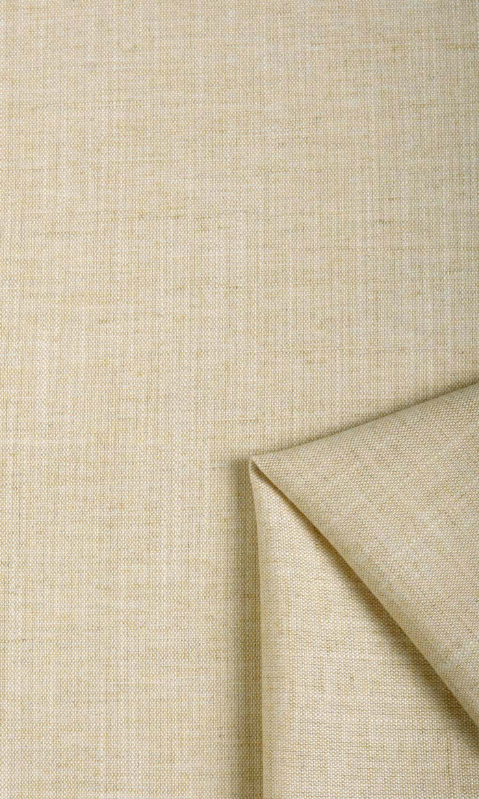 Plain Linen Texture Curtains for Living, Bedroom, Kitchen, Bathroom (Pale Beige)