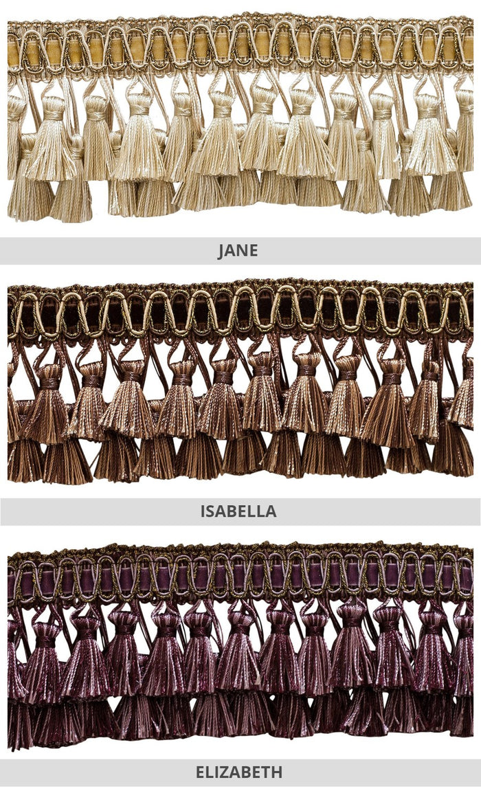 Tassel curtain trims