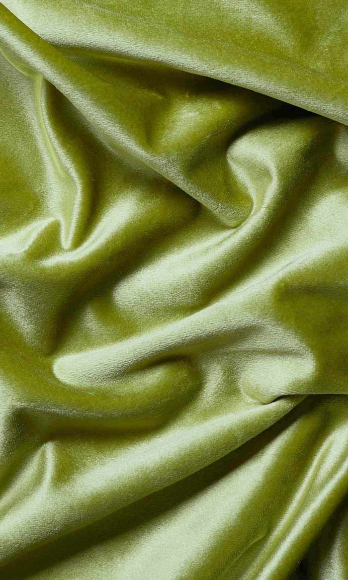 Velvet Curtain Panels for Living, Bedroom, Kitchen, Bathroom (Green)
