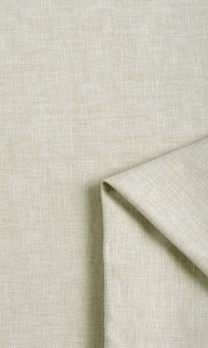Poly-Cotton Blend Drapes for Living, Bedroom, Kitchen, Bathroom (Pale Beige)