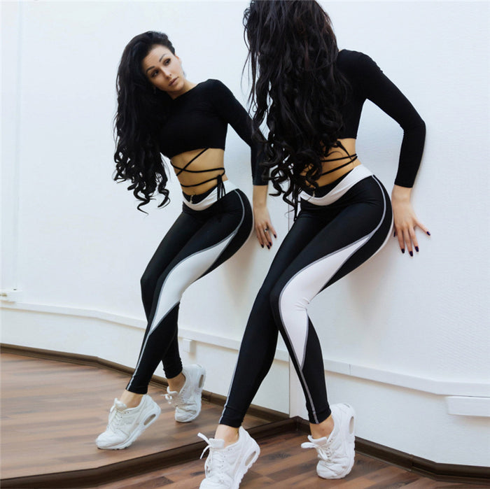 Peach Hip-Lift Running Fitness Leggings