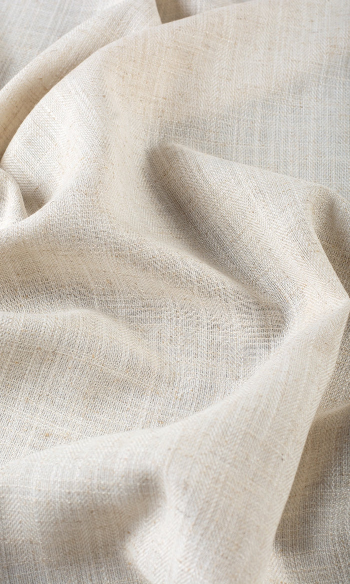 Plain Semi-Sheer Home Décor Fabric By the Metre (Beige)