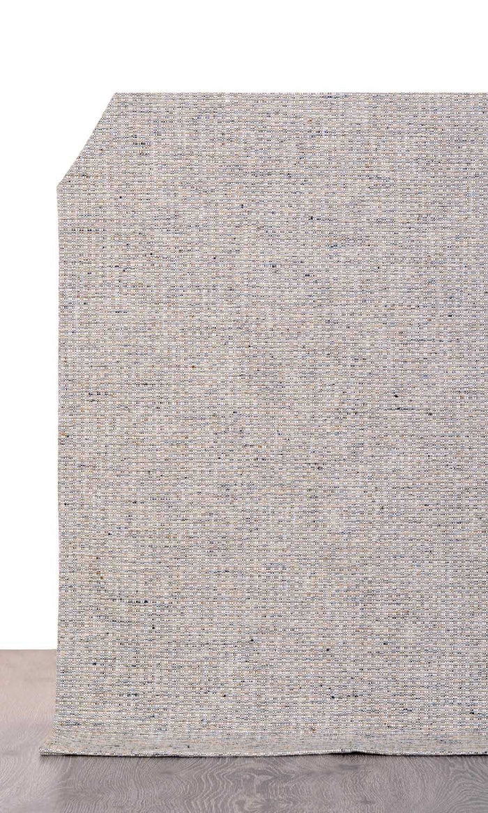 Textured  Pinch Pleat, Rod Pocket, Eyelet Curtains (Beige/ Brown)