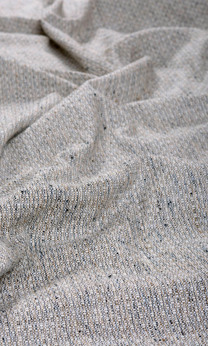 Textured  Curtains (Beige/ Brown) Extra Long Short Wide