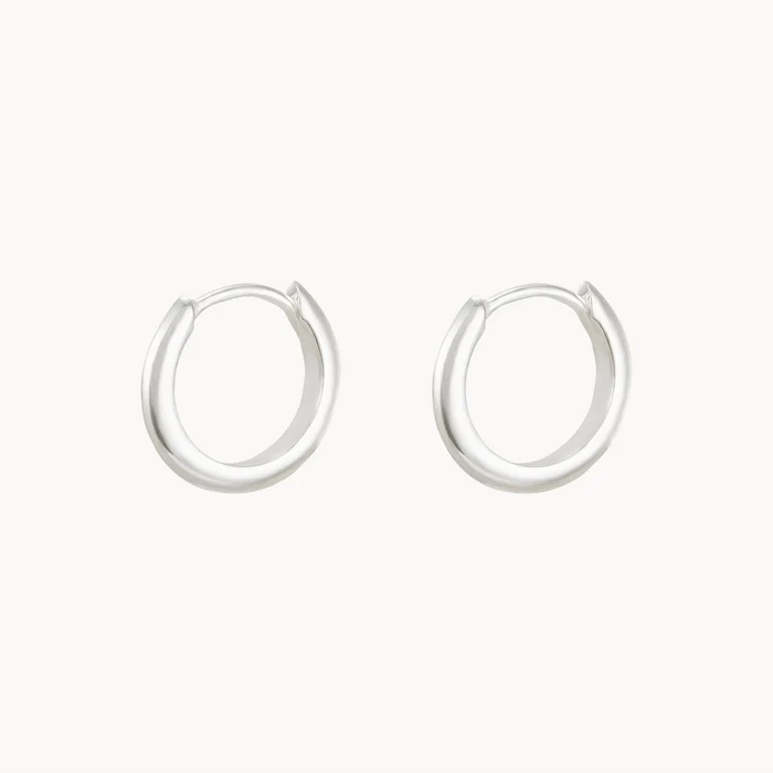 Perfect Small Everyday Hoop Silver
