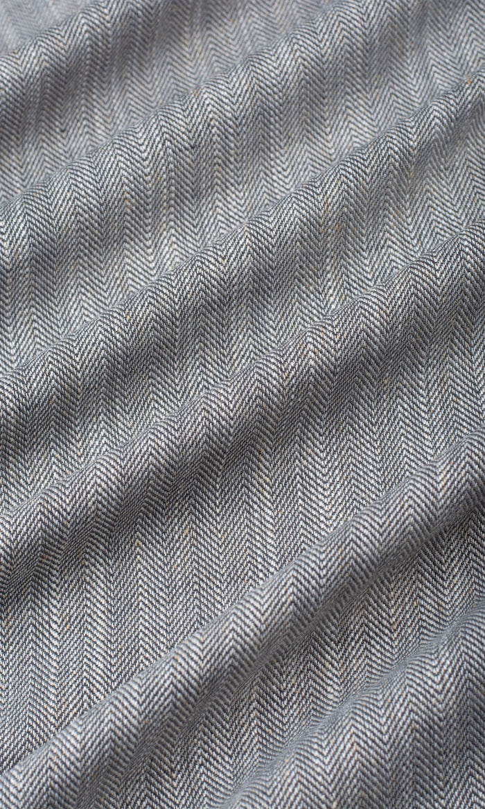 Textured Semi-Sheer Fabric By the Metre for Curtains & Drapes (Gray)