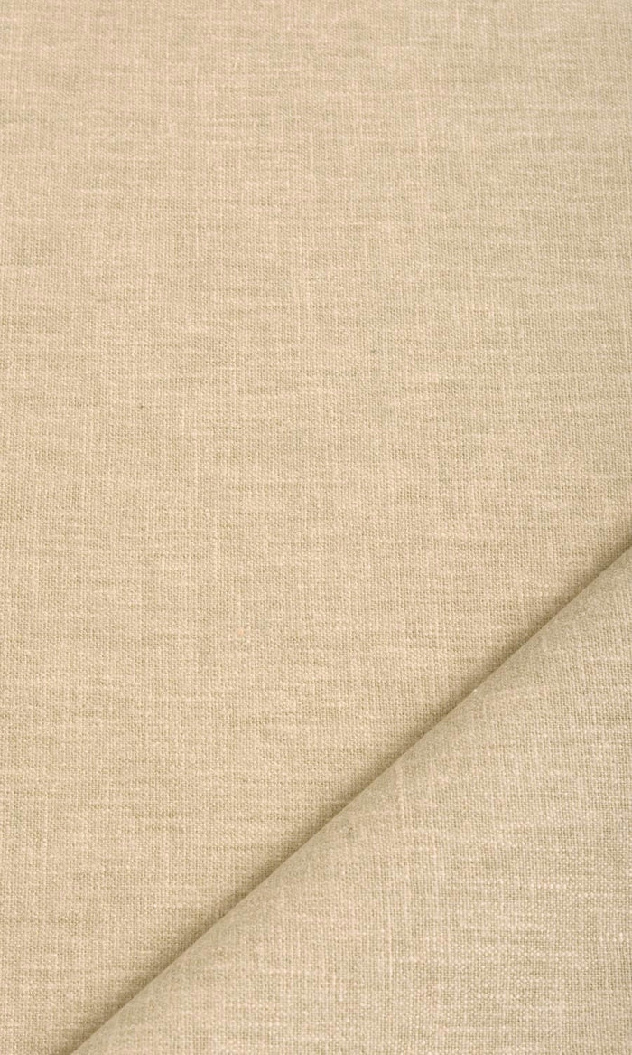Linen Texture Pinch Pleat, Rod Pocket, Eyelet Curtains (Wheat Beige)