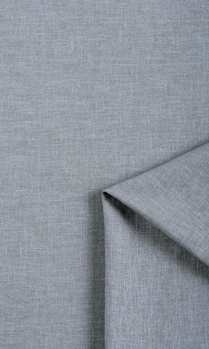 Linen Texture Home Textile Fabric Material By the Metre (Steel Grey)