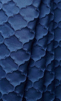 Silk Blend Home Décor Fabric By the Metre (Dark Blue)