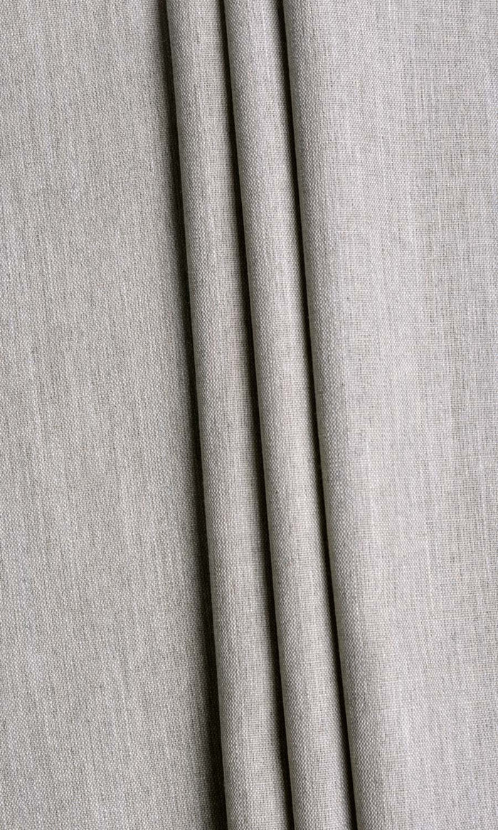 Plain Linen Texture Curtains / Drapes / Window Drapery Panels (Pale Grey)