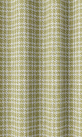 Checkered Home Décor Fabric By the Metre (Chartreuse Green/ White)