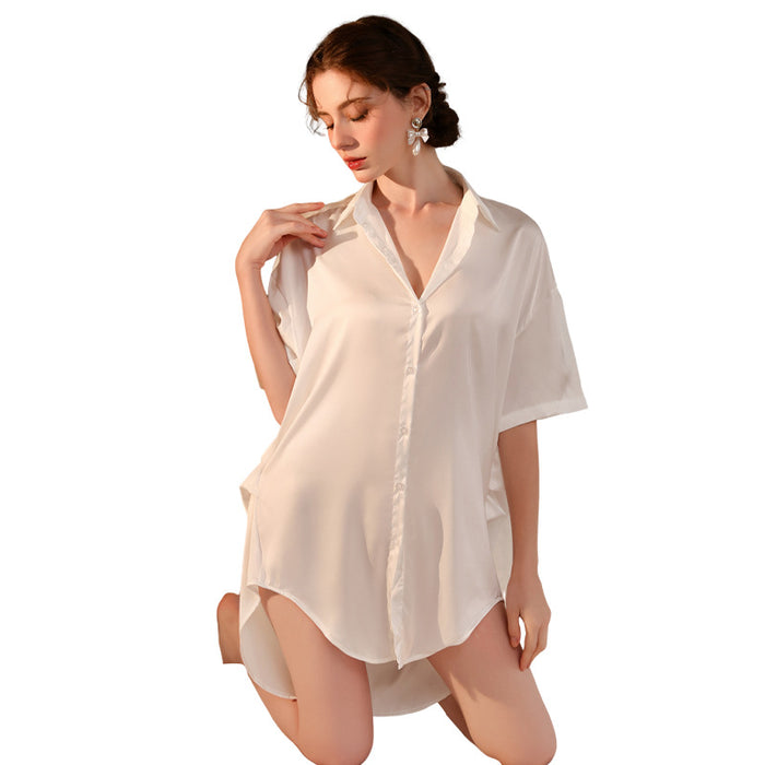 Plus Size Elegant Figure-Flattering Blouse Cardigan