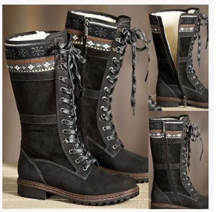 Plus Size Warm Cotton Boots