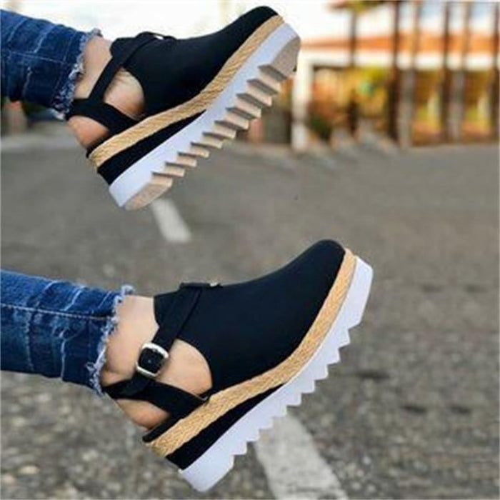Plus Size Wedge Heel Sandals