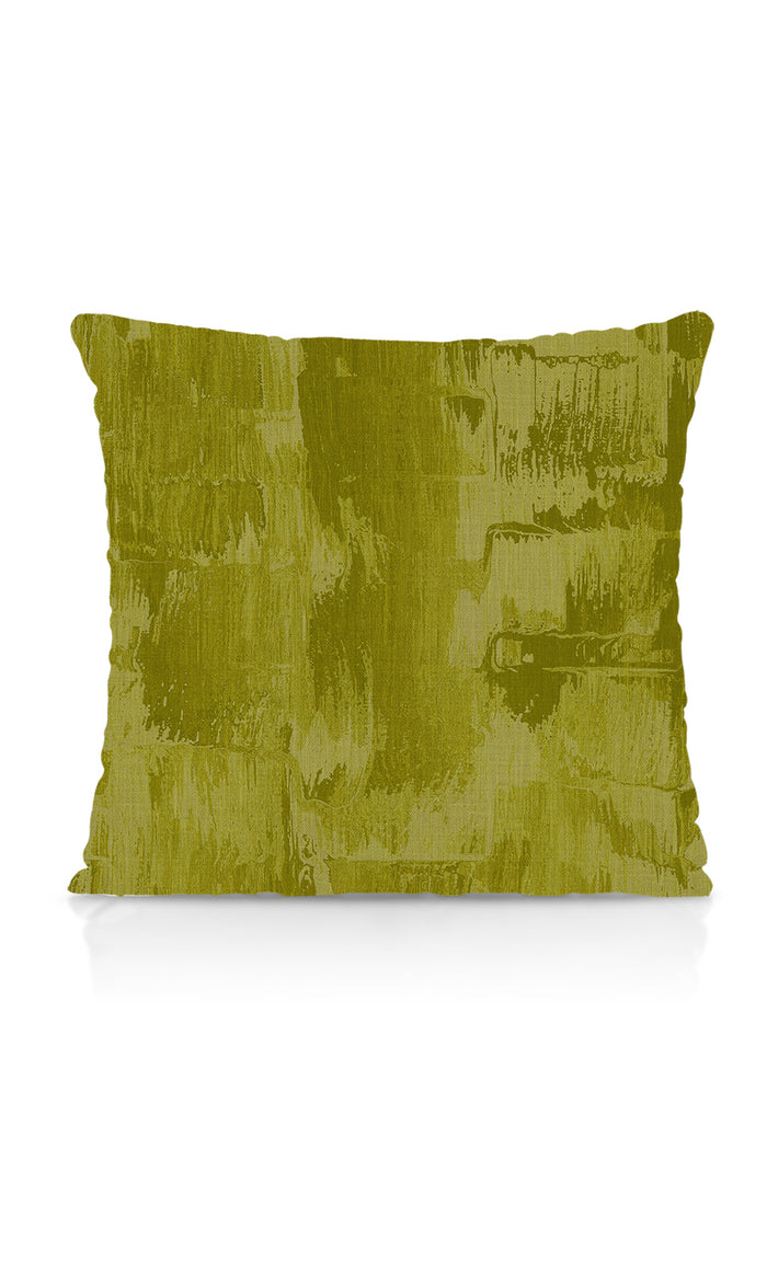 Watercolor Effect Striped Pinch Pleat, Rod Pocket, Eyelet Curtains (Green/ Moss)