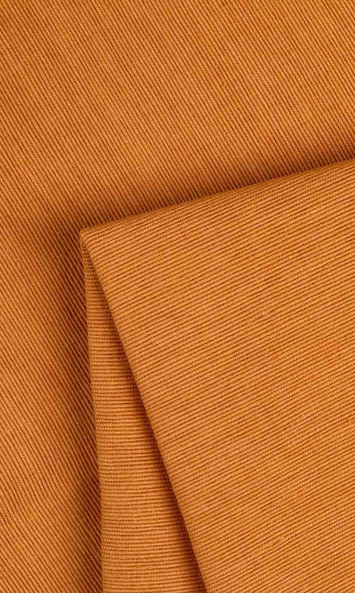 Cotton Curtains (Ochre Orange)