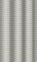Houndstooth Print Curtains (Grey/ White)