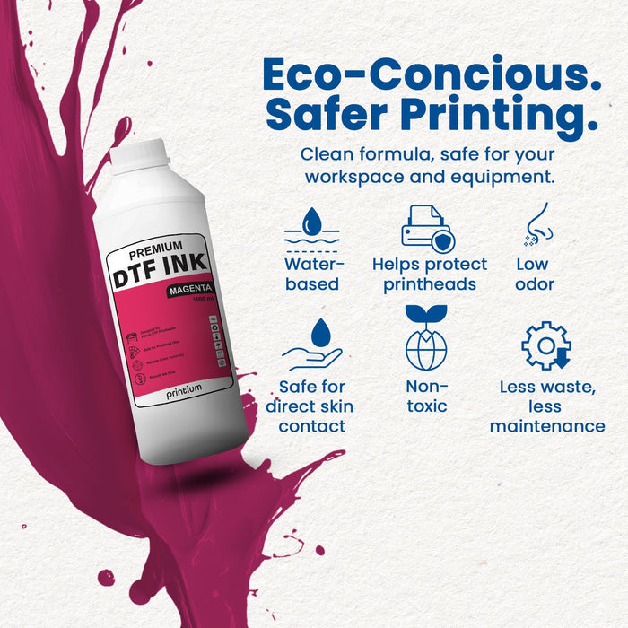 Premium DTF Ink - Magenta 1 Liter