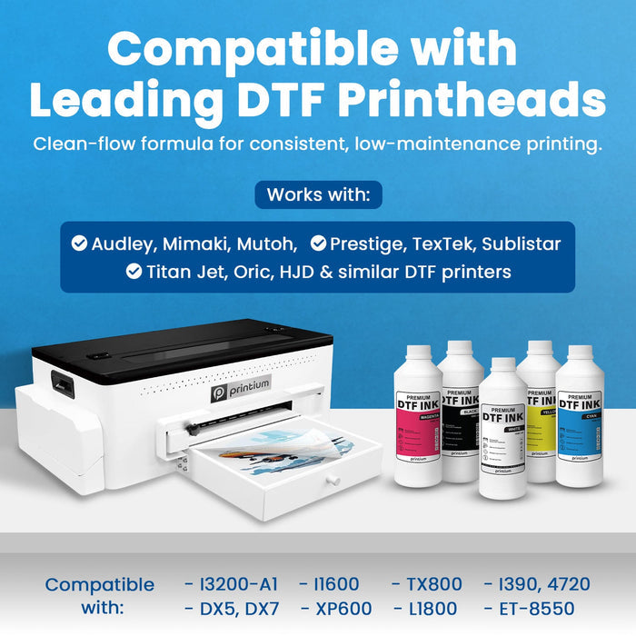 Premium DTF Ink - White 1 Liter
