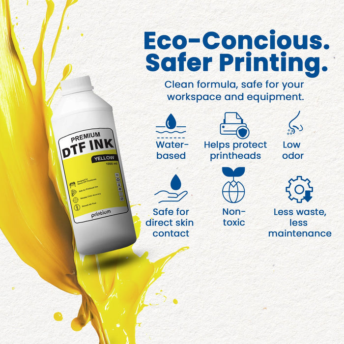 Premium DTF Ink - Yellow 1 Liter