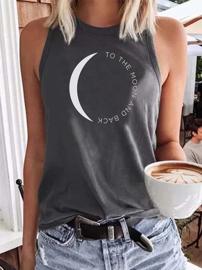 Printed Round Neck Short Sleeve Tee