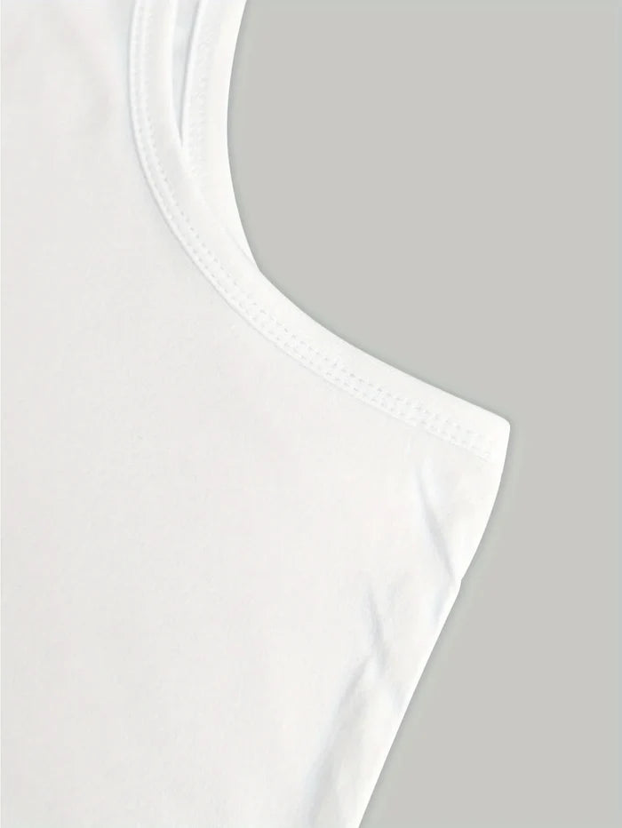 "Prosecco Mood" Graphic Sleeveless Crop Tank | Casual Summer Top