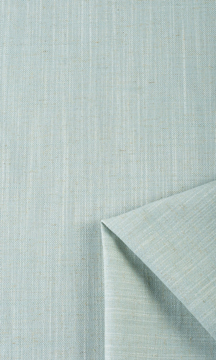 Plain Linen-Blend Fabric Material By the Metre (Powder Blue)