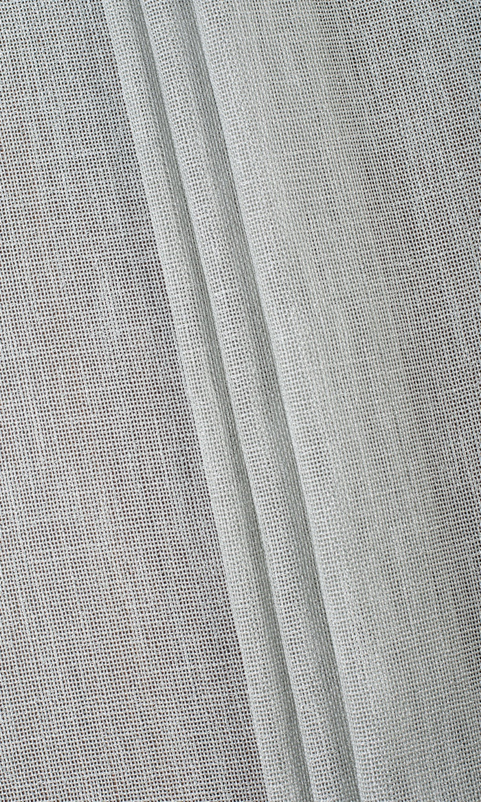 Textured Sheer Home Textile Fabric Material By the Metre (Pewter Gray)