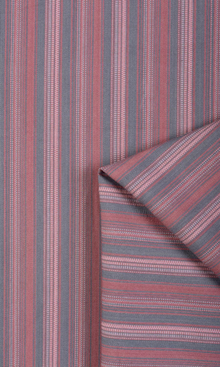 Cotton Window Treatments Fabric By the Metre (Pink/ Grey)