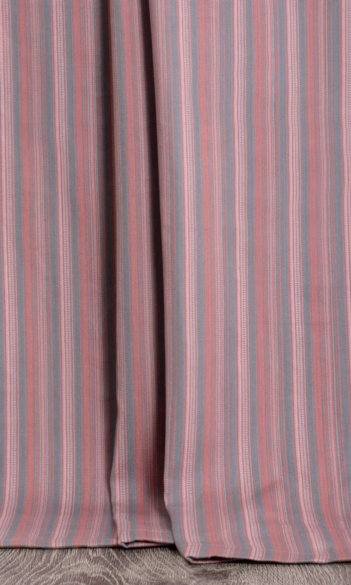 Cotton Home Textile Fabric Material By the Metre (Pink/ Grey)